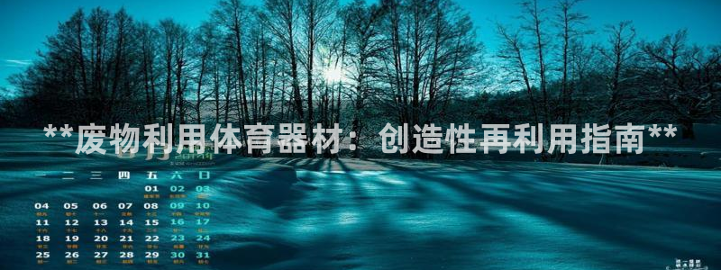 极悦官方网站app下载：**废物利用体育器材：创造性